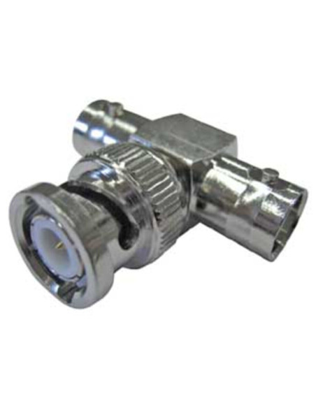 Adattatore BNC a "t" spina/2 prese