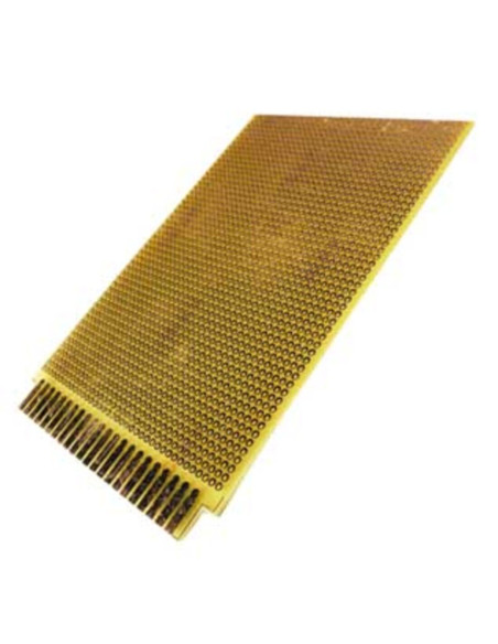 Piastra ramata forata vetronite f. 1f. con p.2,54 100x160mm