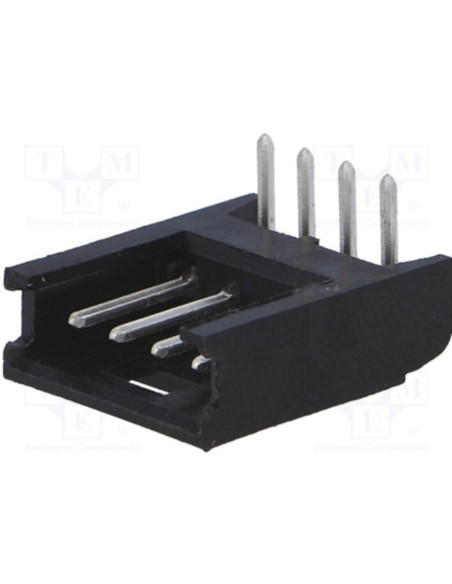 Connettore amp 4 poli maschio 90° mod ii