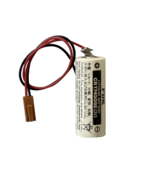 Pila litio CR17450SEf 3V 2200mAh 17x45mm 4/5A polo consumer non ricaricabile