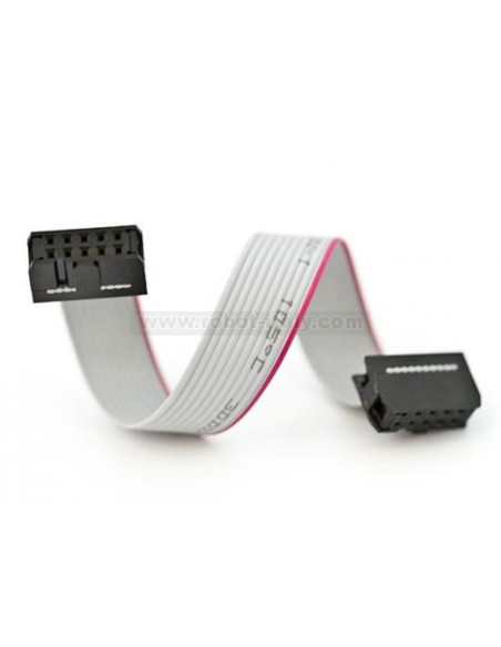 Connettore flat maschio 14 poli dritto + estrattore