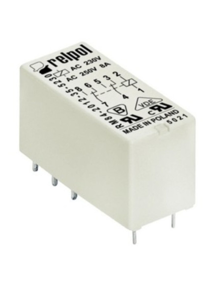 Rele' elettromagnetico bobina 3vdc contatto 24V/250VAC 8A