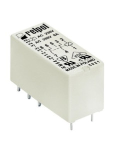 Rele' DPDT 12VDC 2 scambi 8A 250VAC