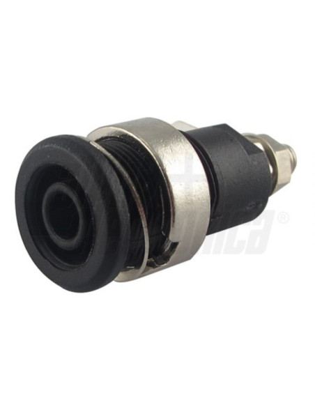 Boccola banana d.4mm nera