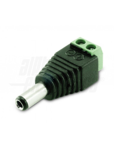 Adattatore da spina DC 5,5/2,5mm con morsetto