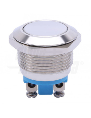 Pulsante momentaneo antivandalo NO IP65 ⌀19mm...