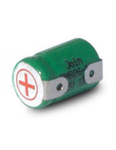 Batteria NiMH 1/3 AAA1,2V 120mAh con lamelle ⌀10,1x15mm