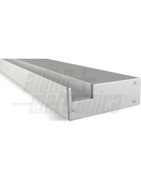 Supporto alluminio 40cm + 2 terminazioni