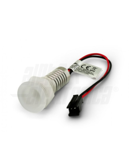 Faretto LED incasso 1W 12V 3000K 50lm 12VDC