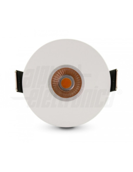 Faretto LED incasso 5W 12,5V 3000k IP44 38° 400lm 400mA