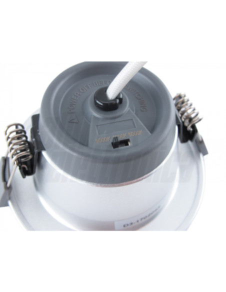 Faretto LED 28,6V 20W 700mA 1720lm IP20 90° triwhite bianco selezionabile