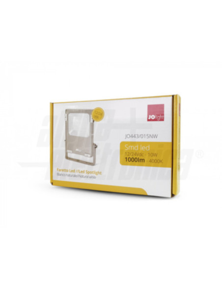 Faretto LED 10W 12-24v 4000k 1000lm IP65