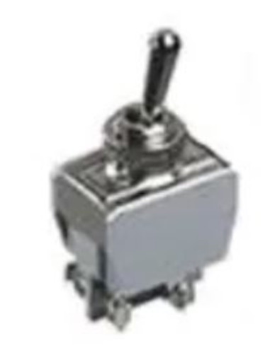 Interuttore bipolare levetta on*-off 10A 250VAC