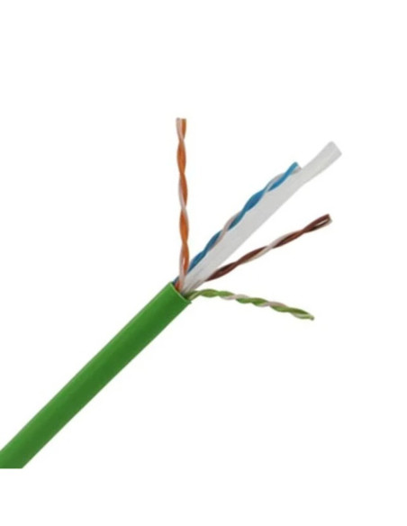 Cavo LAN Cat.6 UTP cca LSZH verde cpr Cca-s1b-d1-a1