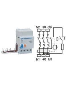 Differenziale puro accoppiabile 4p 40A 300mA Tipo AC