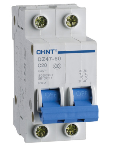 Interruttore magnetotermico 4,5kA 1p+N 16A...