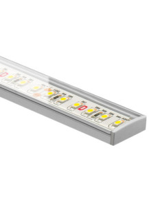 Profilo in alluminio 17x8mm 2m