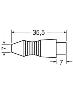 Presa volante punto linea a sald. 2
