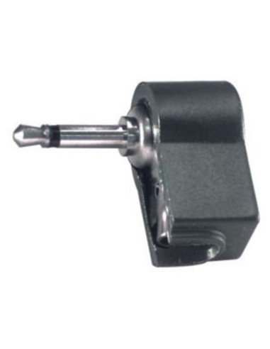 Spina 2,5 mono   ad angolo nera