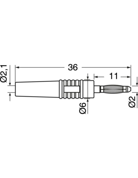 Microbanana ⌀2mm flex nera