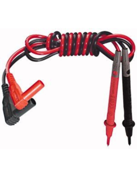 Coppia puntali rosso/neri 1000V CAT III