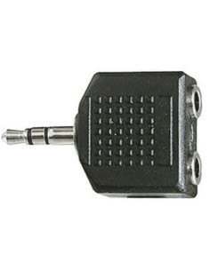 Adattatore sp.3,5 stereo-2pr.3,5 ster