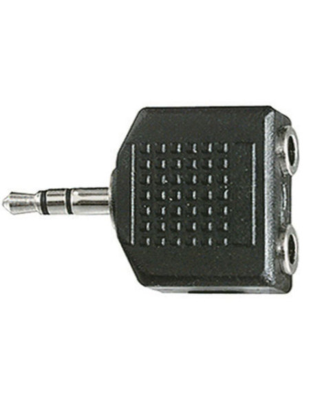 Adattatore sp.3,5 stereo-2pr.3,5 ster