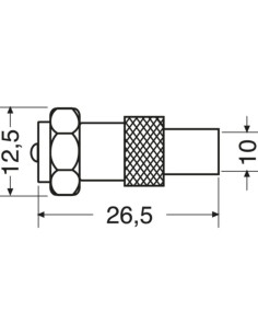 Adattatore spina F / spina coassiale 2
