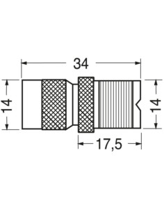 Adattatore spina tnc - presa n 05/52150-00 2