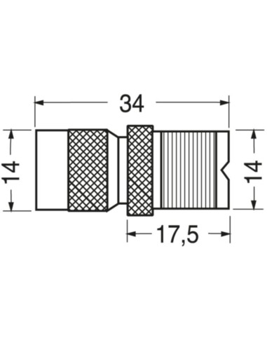 Adattatore spina tnc - presa n 05/52150-00