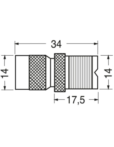 Adattatore spina tnc - presa n 05/52150-00