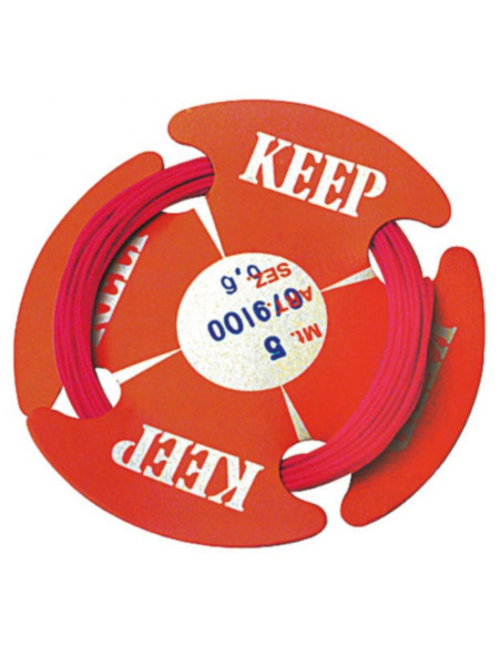 Rocchetto cavetto rigido unipolare nero