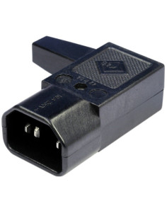 Spina volante VDE 90° a sinistra