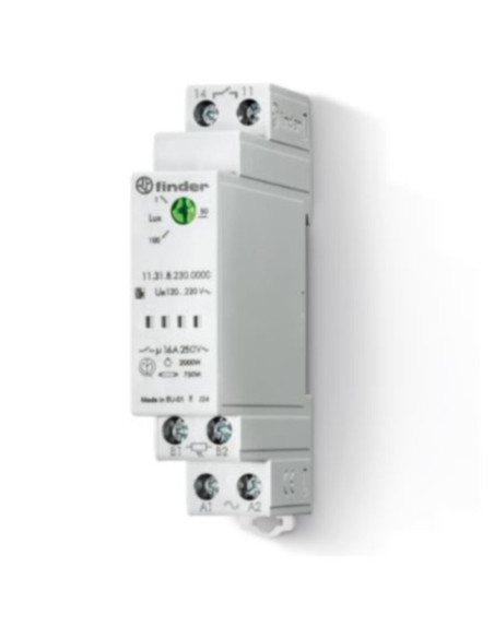 Relè crepuscolare modulare 230Vac 1 DIN 1 contatto NO 16A