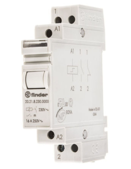 Rele' impulsi 230V 1 DIN elettromeccanic