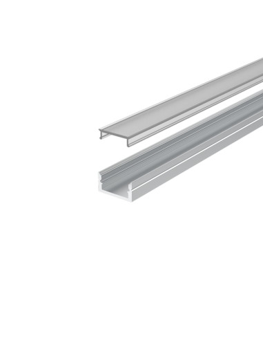 Profilo LED 18x9mm 2m con cover opale modello...