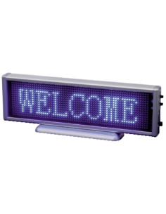 Display scrivibile 170x44mm LED blu