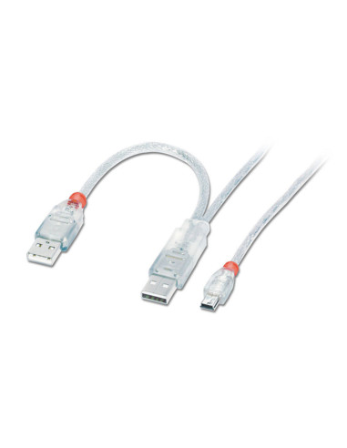 Cavo USB 2.0 B mini 5 pin / 2 A - m / m 1m