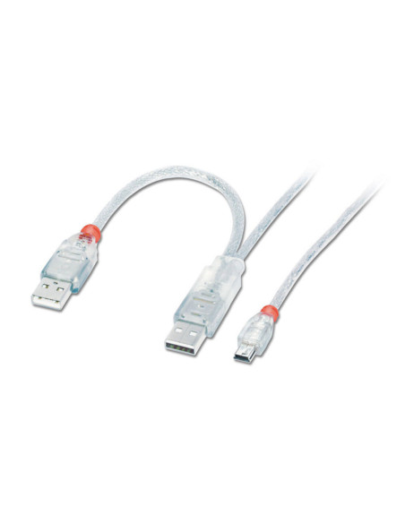 Cavo USB 2.0 B mini 5 pin / 2 A - m / m 1m
