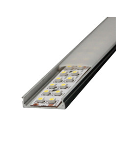 Profilo copertura opale 2m per LED 20mm