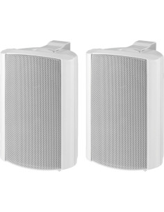 Coppia casse acustiche 100V 15W bianco garanzia 3 anni...