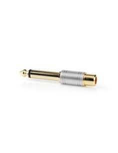 Adattatore audio jack6,3/m rca/f