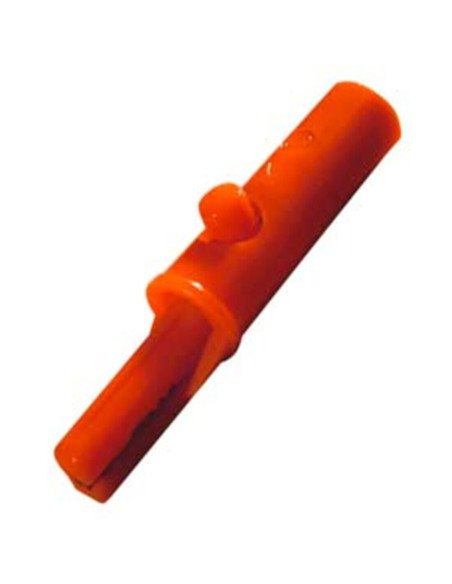 Coccodrillo isolato con banana