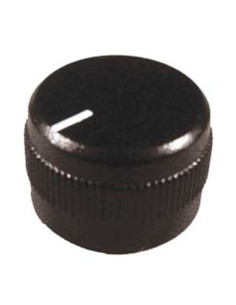 Manopola plastica 23x13 nero opaco