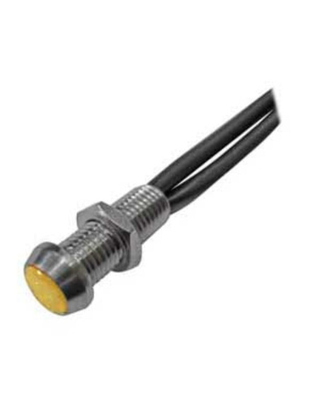 Segn.met.neon 220V.piat.giallo