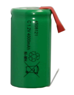 Batteria NiMH C 1,2V 4000mAh con lamelle