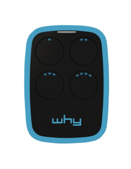 Radiocomando apricancello 4ch Why Evo New blu multifrequenza fix/rolling