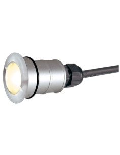 Power trail-lite round LED 1W 3000k IP67 acciaio inox
