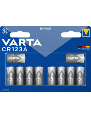 Batteria litio cr123 - blister 10pz