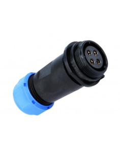 Presa volante 4 poli serie sp13 250 VAC AWG 14, serie...